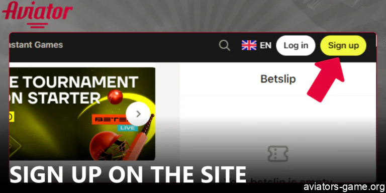 Complete the registration process before you start playing