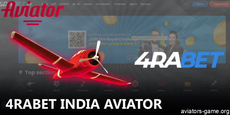 Try the thrilling Aviator crash game, now available at 4rabet India