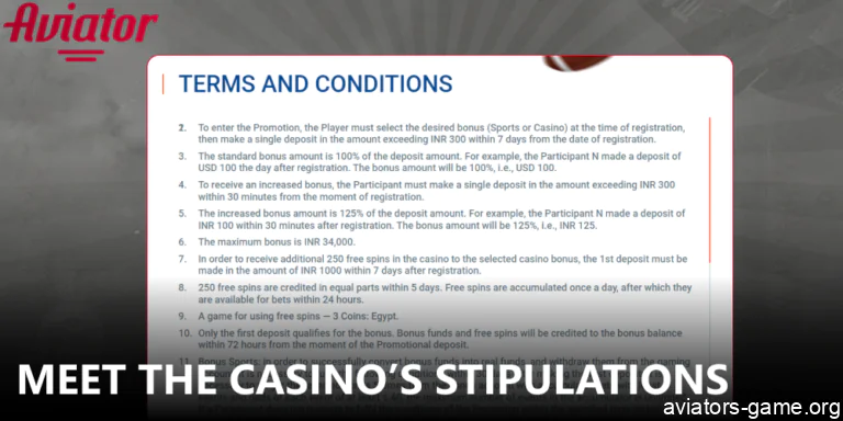 Fulfill the terms and conditions to unlock your Aviator winnings for withdrawal