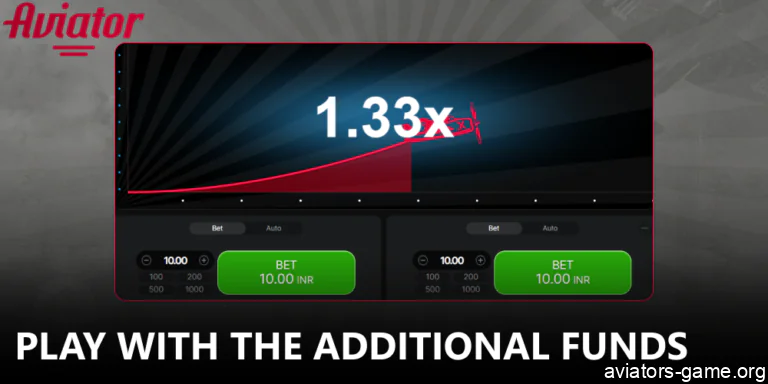 Start playing Aviator using your increased balance.