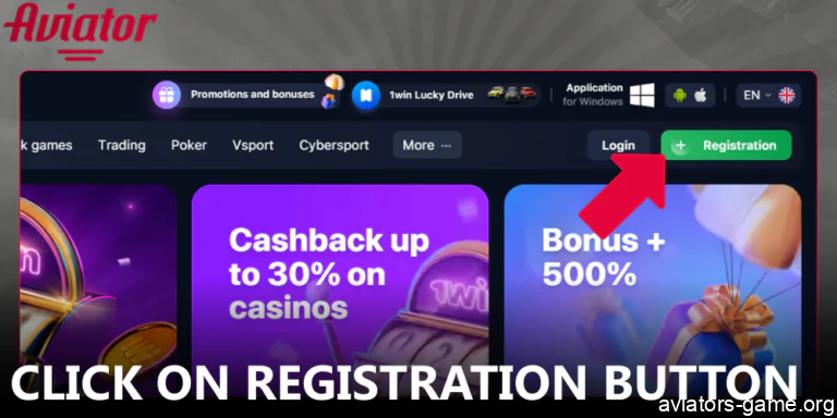 Click the sign-up button to start the process before you dive into the game.