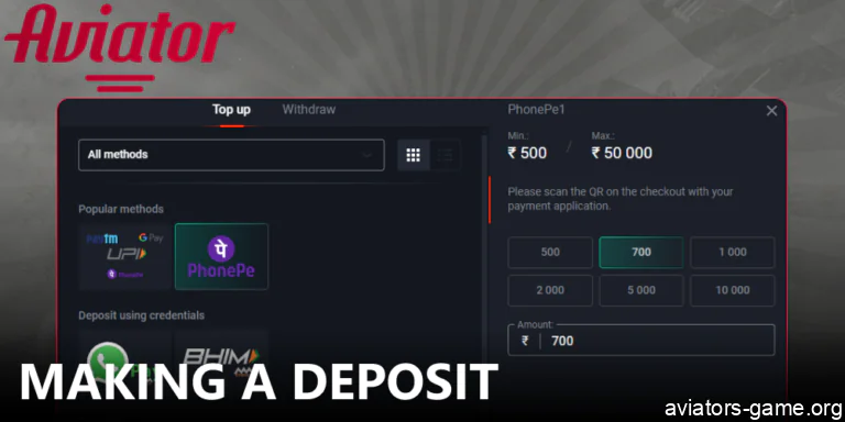 Deposit Instructions for Pin-Up Aviator Players