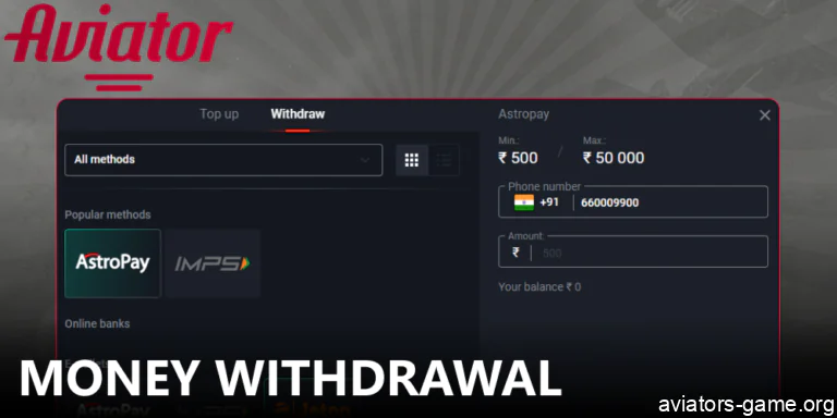 Withdrawal Guide for Pin-Up Aviator Users