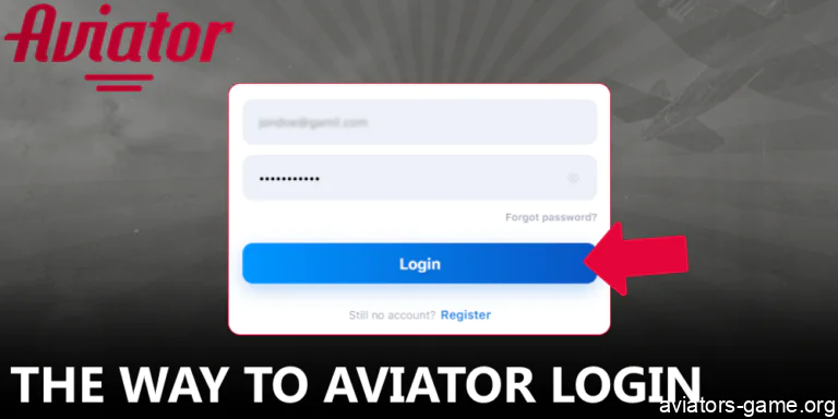 Quick guide on logging into your casino account to start playing Aviator.