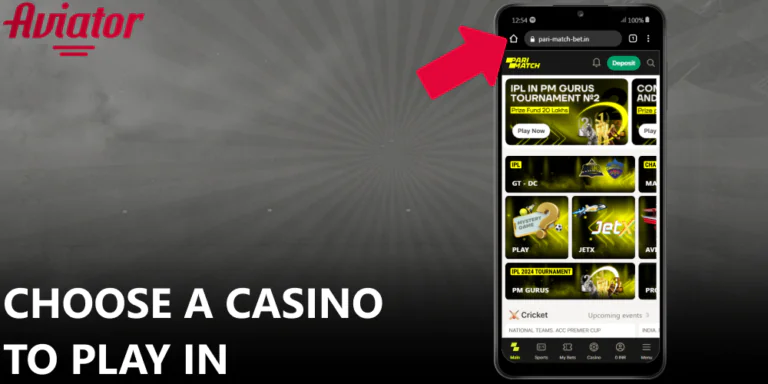 Pick your preferred casino for the Aviator game
